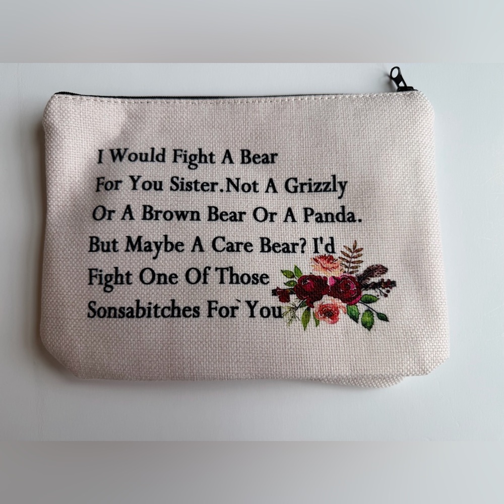 $3 Add On | Small Travel Cosmetic Bag